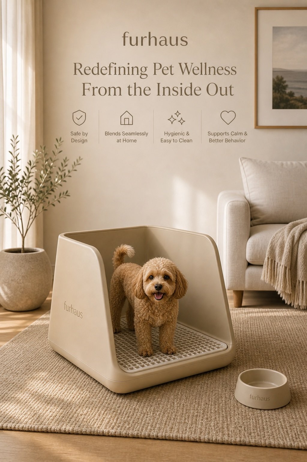 Loohaus — premium indoor dog bathroom